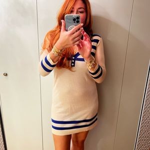 Cardigan sweater dress